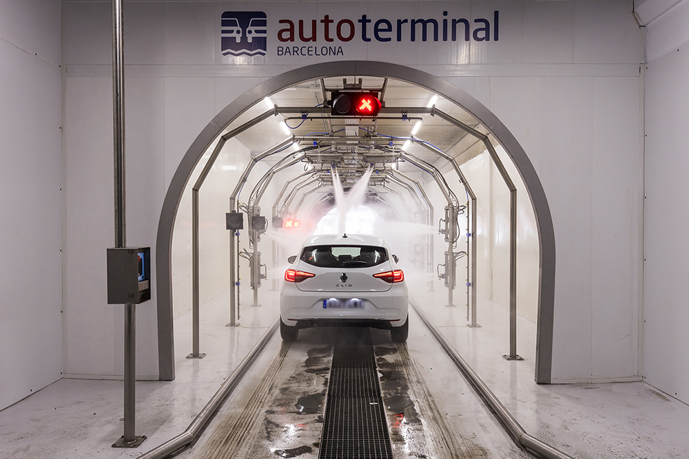 autoteminal washing tunnel